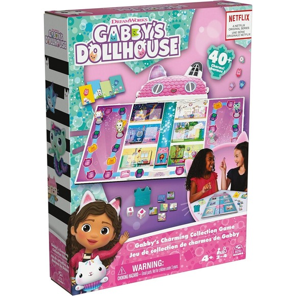 Gabbys Dollhouse Charming Collection Game Board Game Ages 4 and up - Picture 3 of 6